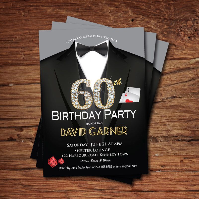 birthday gala 60th Birthday Themes for Him Florida Birthday Ideas