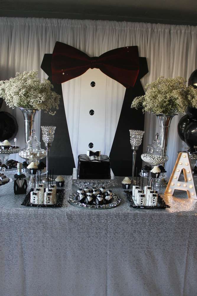 black and white party 60th Birthday Themes for Him Florida Birthday Ideas