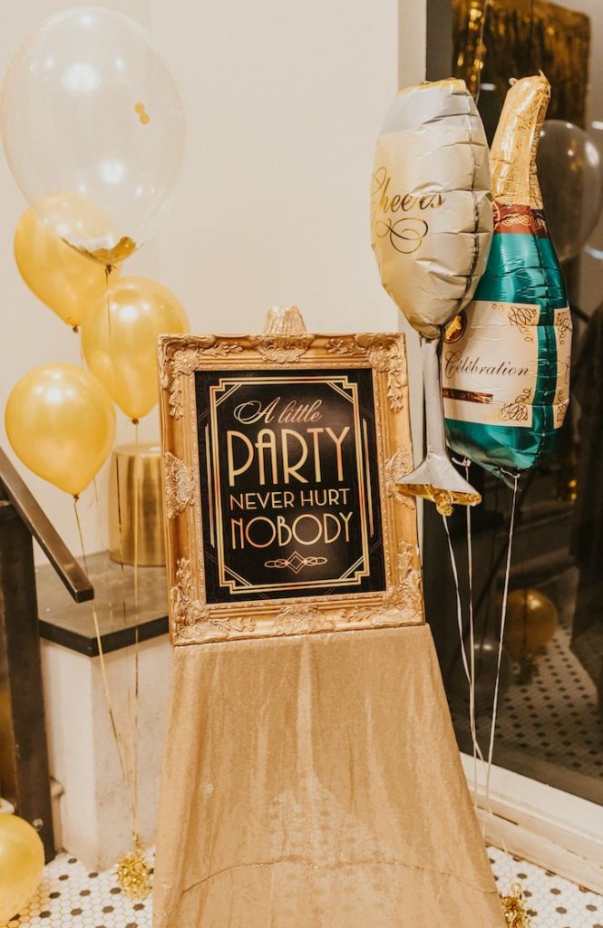 great gatsby party 50th Birthday Surprises for Her Florida Birthday Ideas